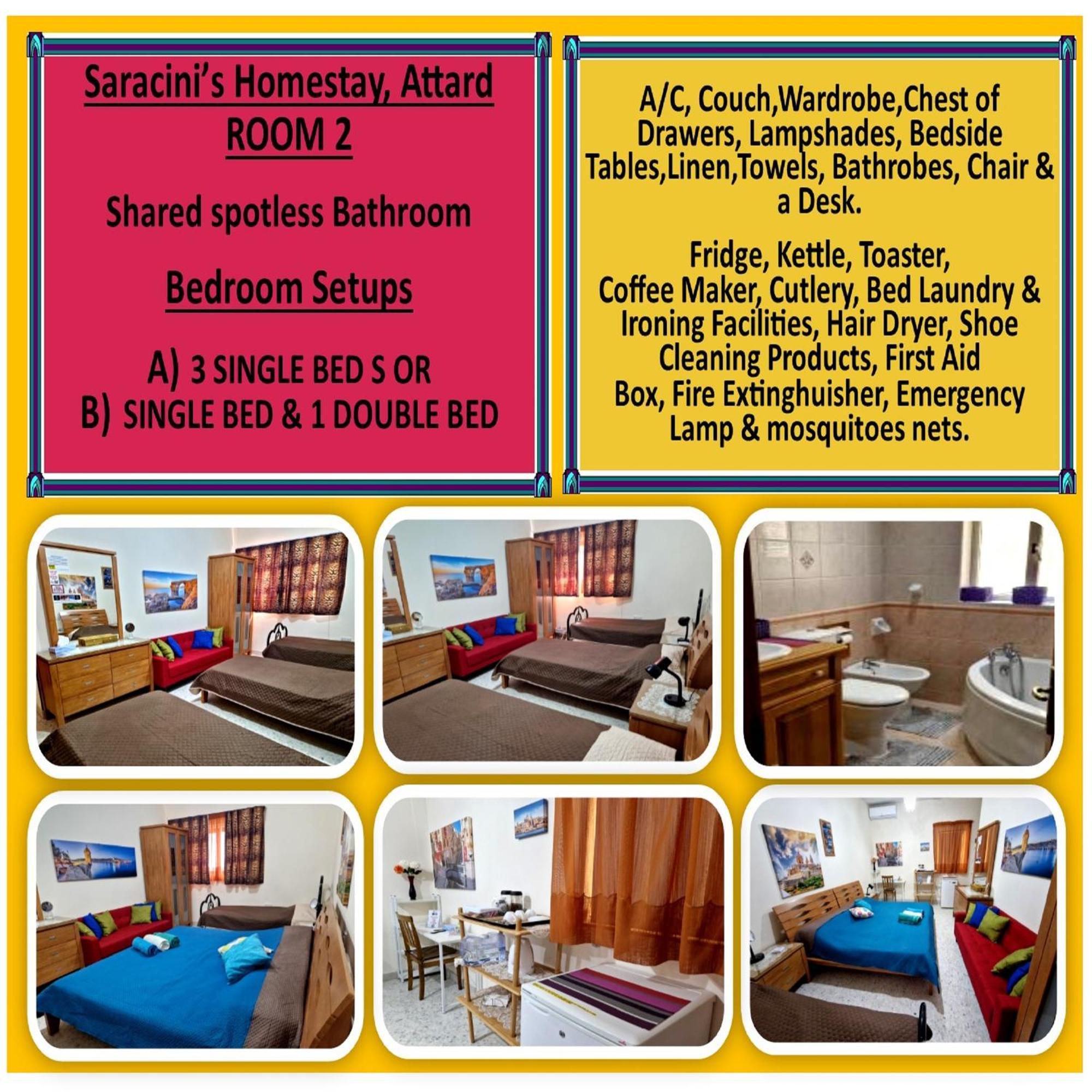 אטרד Saracini'S Homestay מראה חיצוני תמונה